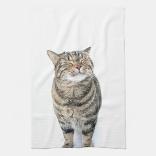 Paño De Cocina Gato feliz