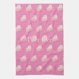 Paño De Cocina Gato Pink Purrfect