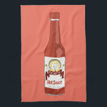 Paño De Cocina Gato SAUCE CALIENTE con maracas y sombrero rojo<br><div class="desc">Decore su cocina con esta divertida toalla de salsa picante. ¡Hace un gran regalo de bienvenida o aniversario! Puede personalizar y agregar texto también. Revisa mi tienda por muchos más colores y patrones más cosas de cocina a juego!</div>
