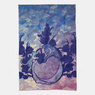 Paño De Cocina Gato Witch Moon Goddess Wiccan