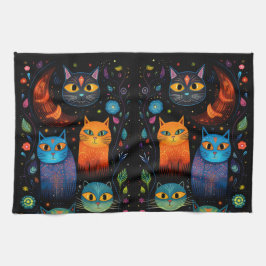 Paño De Cocina gatos