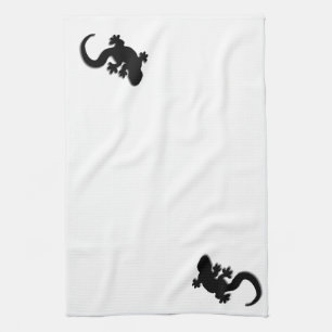 Paño De Cocina Gecko negro