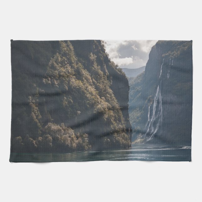 Paño De Cocina Geiranger Fjord Noruega (Horizontal)