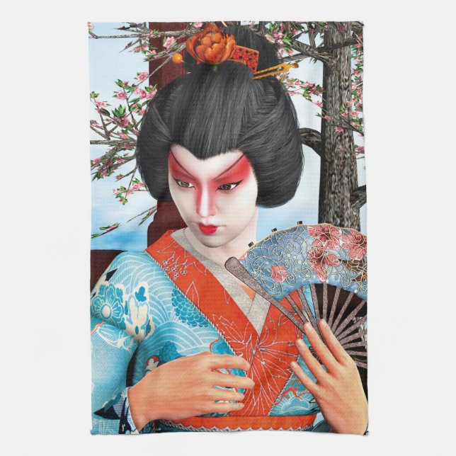 Paño De Cocina Geisha (Vertical)