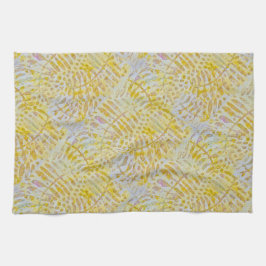 Paño De Cocina Gelli Printed Golden Leaves