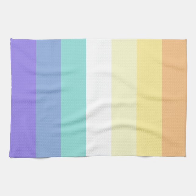 Paño De Cocina Genderfaun Pride Flag  (Horizontal)