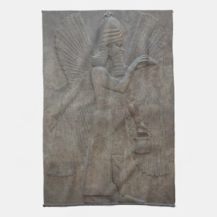 Paño De Cocina Genio Benisseur de Asiria y dios Mesopotamiano