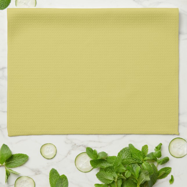 Paño De Cocina Gentle Warm Yellow Kitchen Towel (Doblado)
