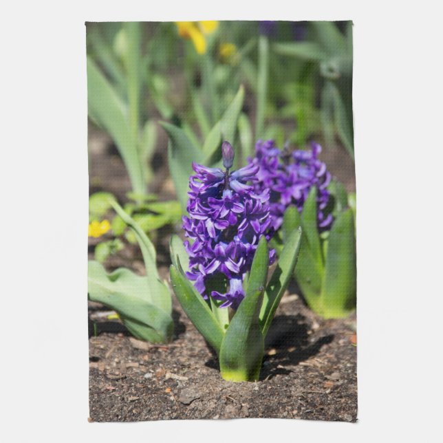 Paño De Cocina Geocinth azul en primavera (Vertical)