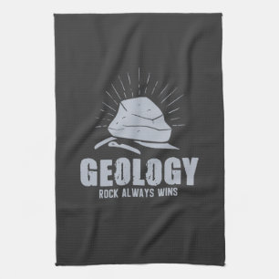 Paño De Cocina Geología - El rock siempre gana