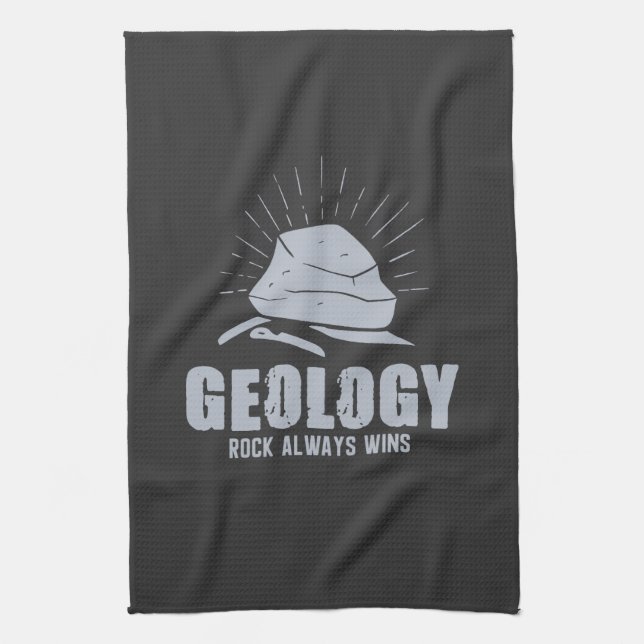Paño De Cocina Geología - El rock siempre gana (Vertical)