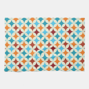 Paño De Cocina Geométrico De Estilismo: Patrón Viejo Sin Marea