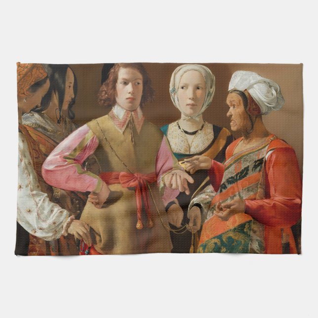 Paño De Cocina Georges de la Tour - The Fortune Teller (Horizontal)