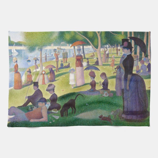 Paño De Cocina Georges Seurat - Domingo en La Grande Jatte (Horizontal)