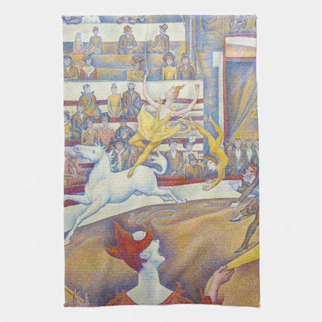 Paño De Cocina Georges Seurat - El circo (Vertical)