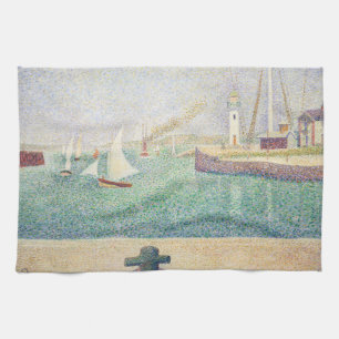 Paño De Cocina Georges Seurat - Entrada del puerto de Honfleur