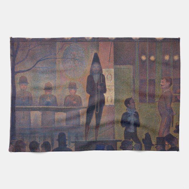 Paño De Cocina Georges Seurat - Espectáculo de circo (Horizontal)