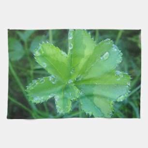 Paño De Cocina Geschirrtuch Wassertropfen auf Blatt