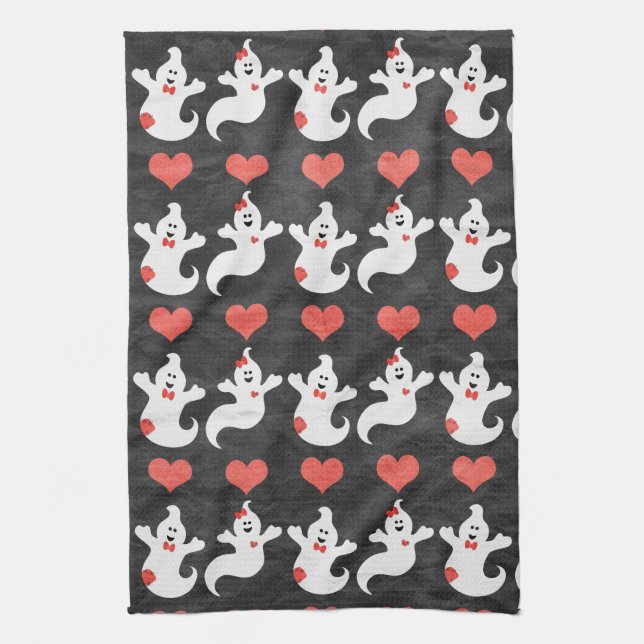 Paño De Cocina Ghostly Friends Kitchen Towel (Vertical)