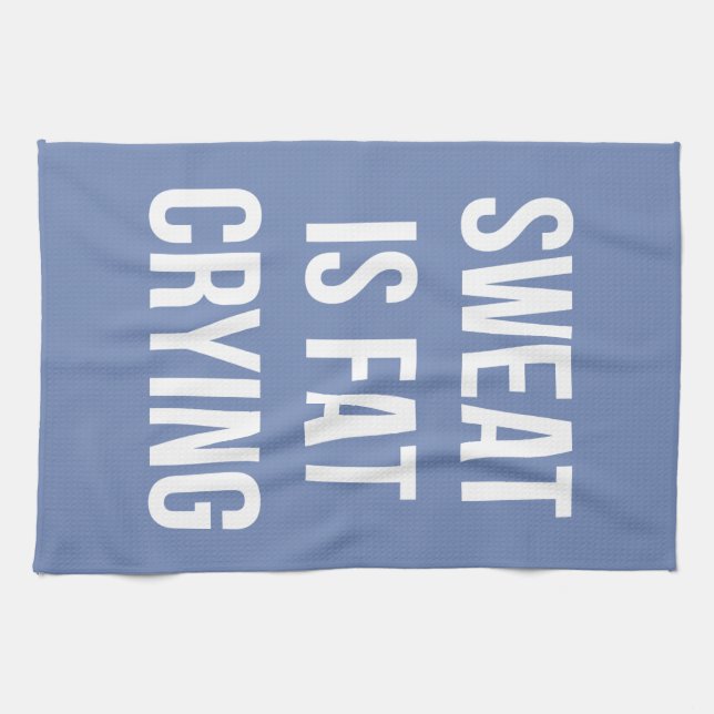 Paño De Cocina Gimnasio de la novedad - sudor es la grasa que (Horizontal)