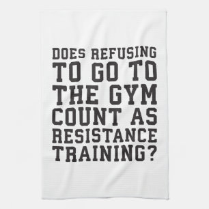 Paño De Cocina Gimnasio que rechaza, cuentas como entrenamiento