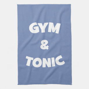 Paño De Cocina Gimnasio y Tonic - Divertido entrenamiento de Nove