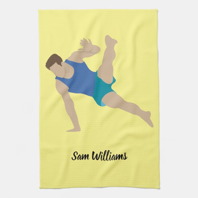 Paño De Cocina Gimnasta masculino (Vertical)