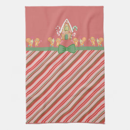 Paño De Cocina Gingerbread House y Gingerbread Men
