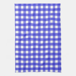 Paño De Cocina gingham azul real