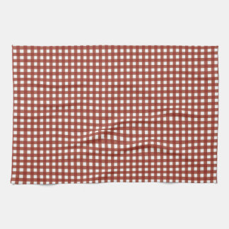 Paño De Cocina Gingham rojo y blanco