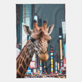 Paño De Cocina Giraffe en Times Square