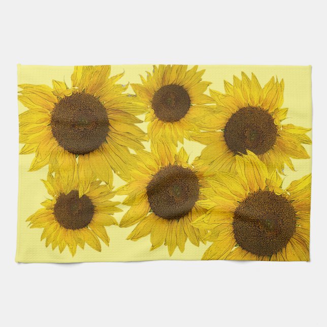 Paño De Cocina Girasol (Horizontal)