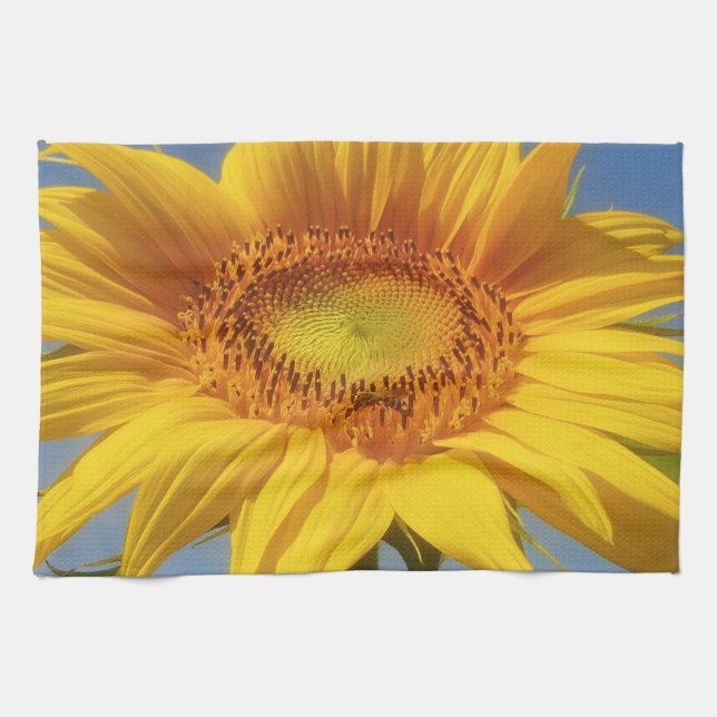 Paño De Cocina Girasol amarillo (Horizontal)