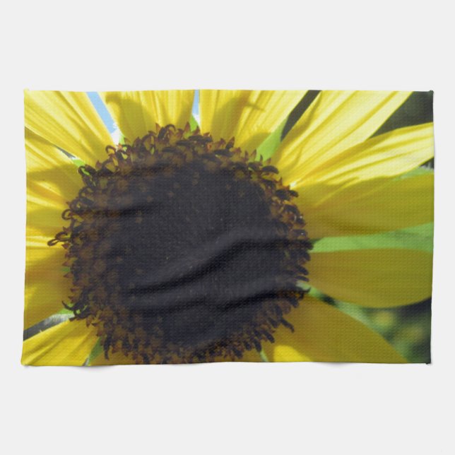Paño De Cocina Girasol amarillo (Horizontal)