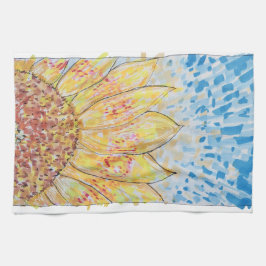 Paño De Cocina Girasol Flor Radiante