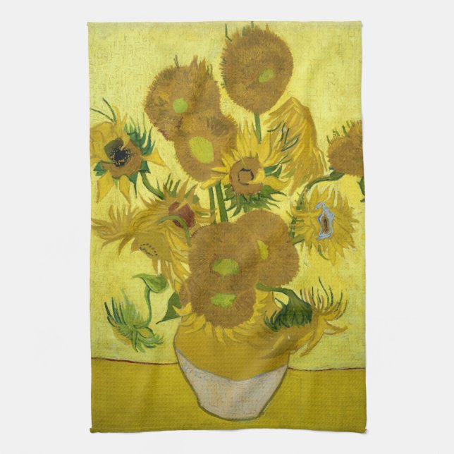 Paño De Cocina Girasoles, 1889 (Vertical)
