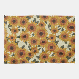 Paño De Cocina Girasoles de Verano