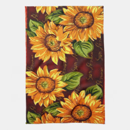 Paño De Cocina Girasoles excéntricos