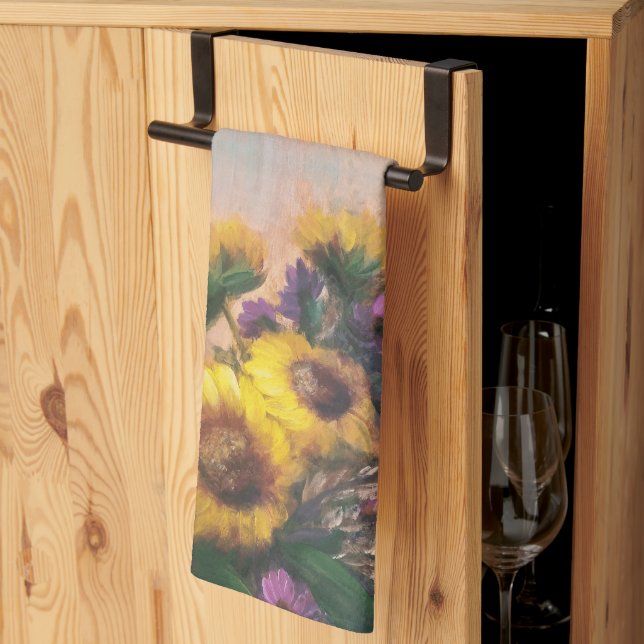 Paño De Cocina Girasoles Original (Pliegue de tercios)