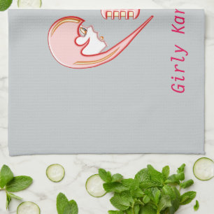 Paño De Cocina Girly BFF Karaoke Love Heart