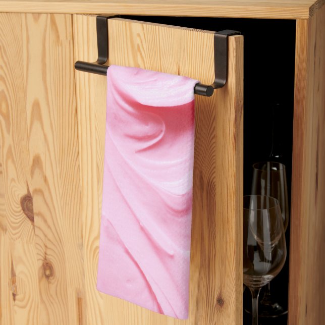 Paño De Cocina Giro de congelación de PInk (Pliegue de tercios)