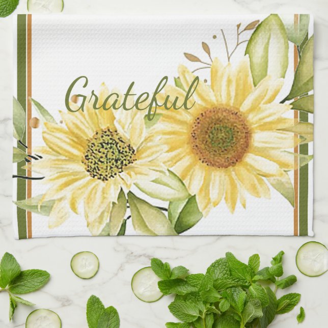 Paño De Cocina Giros suaves de color acuático (Doblado)