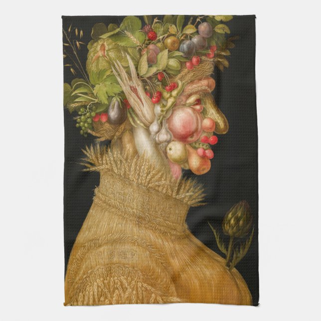 Paño De Cocina Giuseppe Arcimboldo - Verano (Vertical)