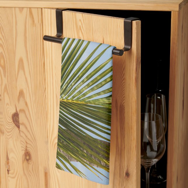 Paño De Cocina Glam Palm Ocean 1 (Pliegue de tercios)