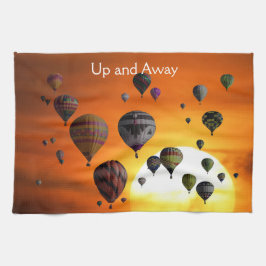 Paño De Cocina Globos aerostáticos en vuelo