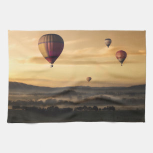 Paño De Cocina Globos aerostáticos majestuosos