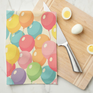 Paño De Cocina Globos de fiesta en diferentes colores