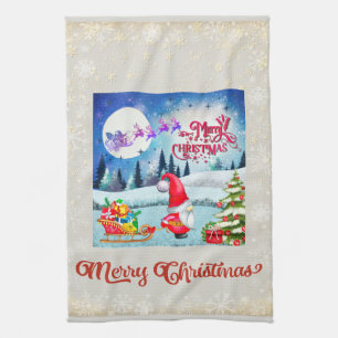 Paño De Cocina Gnome Navidades Snowy Regalos de Santa