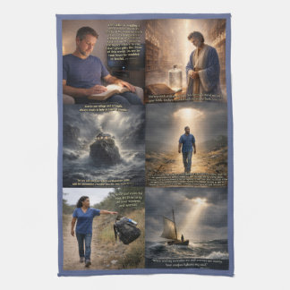 Paño De Cocina God With Us