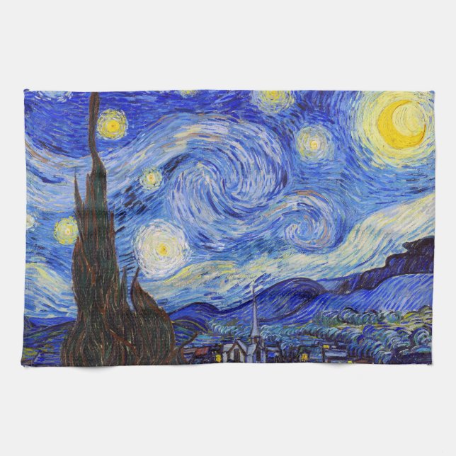 Paño De Cocina Gogh , “Starry Night” (Horizontal)